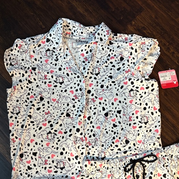 Dalmatian Print Pajama Set women’s size x small - Picture 2 of 4